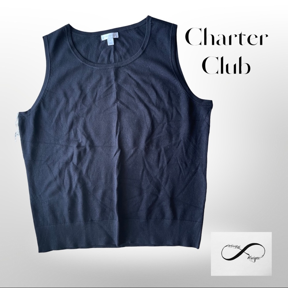 🎯SOLD‼️Charter Club sleeveless shell-xl